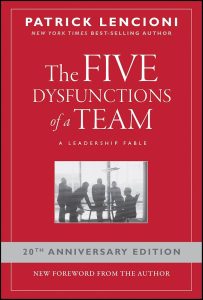 Cover of The Five Dysfunctions of a Team by Patrick M. Lencioni